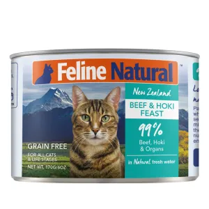 K9 Natural Feline Beef & Hoki Canned Cat Food (6oz/170g)