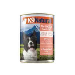 K9 Natural Lamb and King Salmon Feast Wet Dog Food 370g