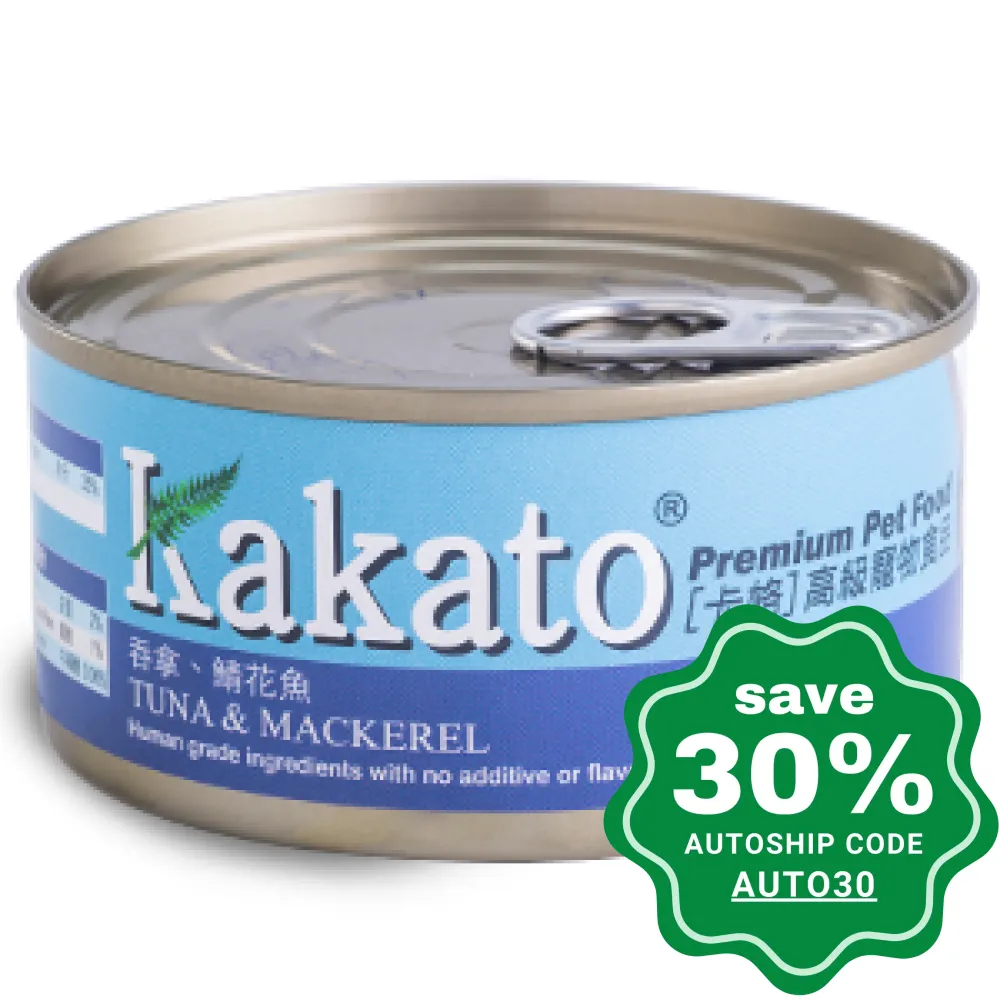 Kakato - Canned Dog and Cat Food - Tuna & Mackerel - 70G