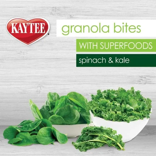 Kaytee Granola Bites with Superfoods Spinach & Kale