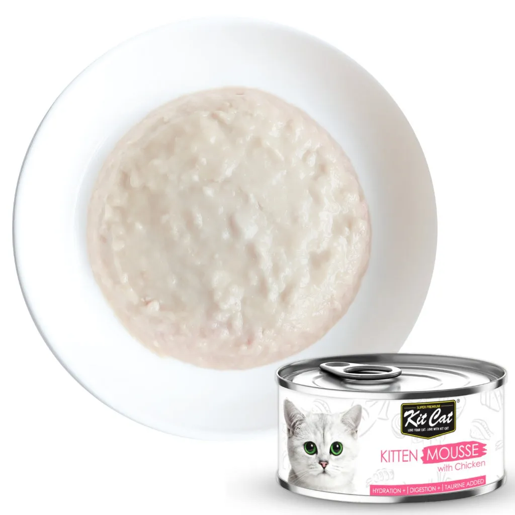 Kit Cat Wet Cat Food Gravy/Deboned Topper/Mousse/Goat Milk 80g Can Adult/Kitten KitCat Grain-Free