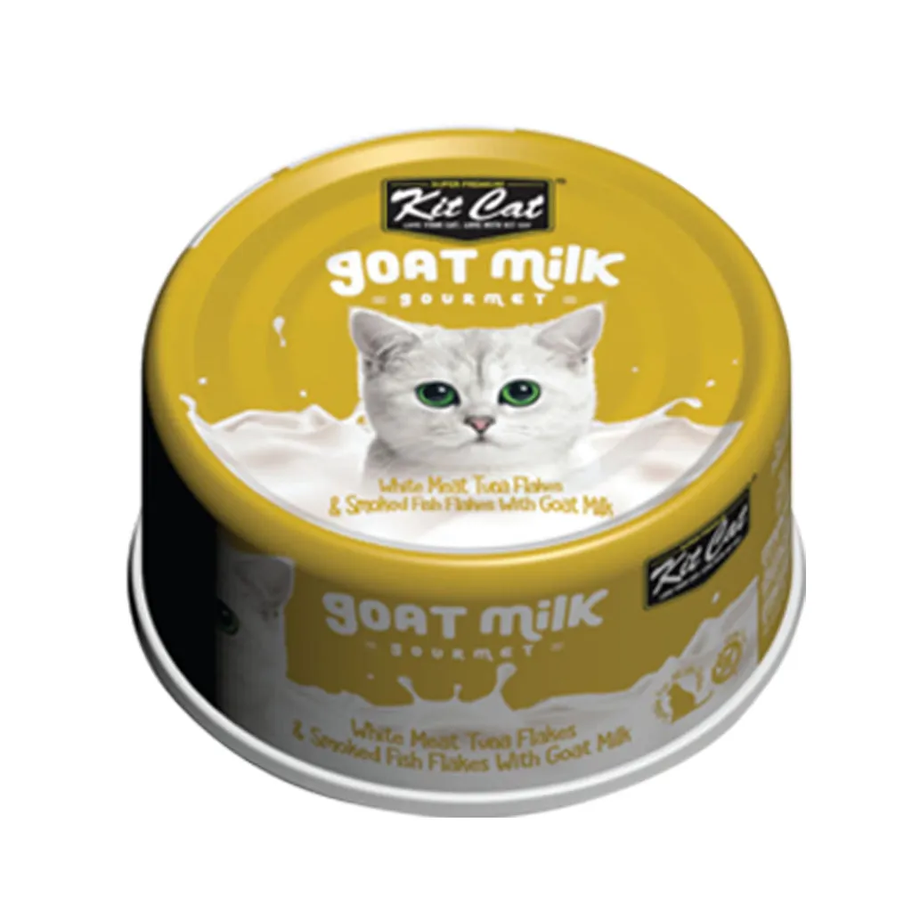 Kit Cat Wet Cat Food Gravy/Deboned Topper/Mousse/Goat Milk 80g Can Adult/Kitten KitCat Grain-Free