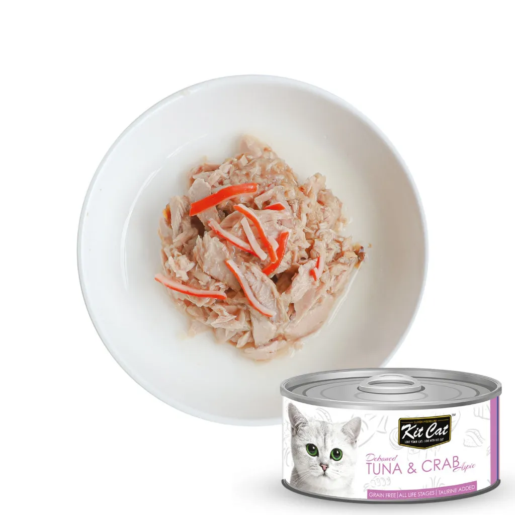 Kit Cat Wet Cat Food Gravy/Deboned Topper/Mousse/Goat Milk 80g Can Adult/Kitten KitCat Grain-Free