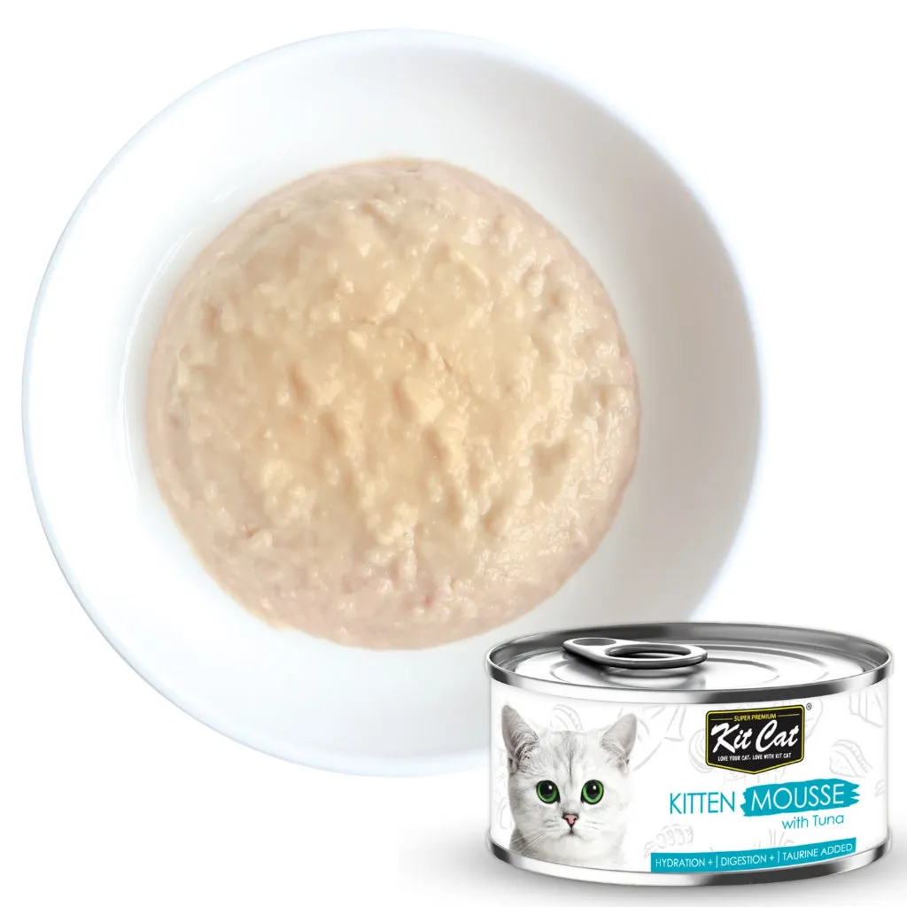 Kit Cat Wet Cat Food Gravy/Deboned Topper/Mousse/Goat Milk 80g Can Adult/Kitten KitCat Grain-Free