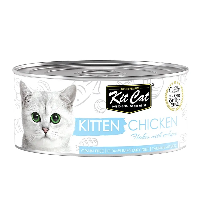 Kit Cat Wet Cat Food Gravy/Deboned Topper/Mousse/Goat Milk 80g Can Adult/Kitten KitCat Grain-Free