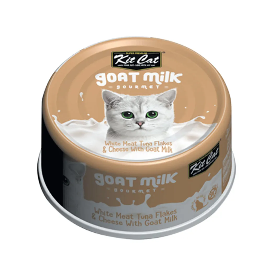 Kit Cat Wet Cat Food Gravy/Deboned Topper/Mousse/Goat Milk 80g Can Adult/Kitten KitCat Grain-Free