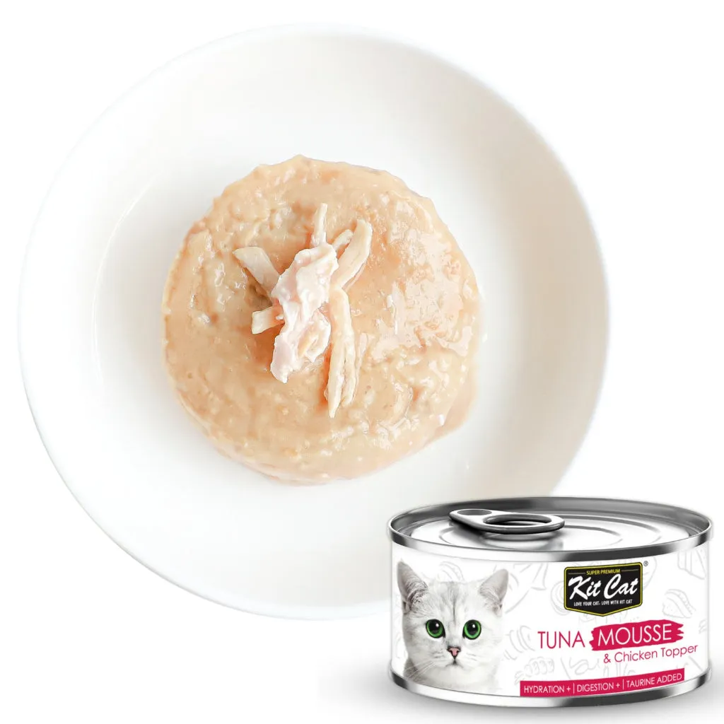 Kit Cat Wet Cat Food Gravy/Deboned Topper/Mousse/Goat Milk 80g Can Adult/Kitten KitCat Grain-Free