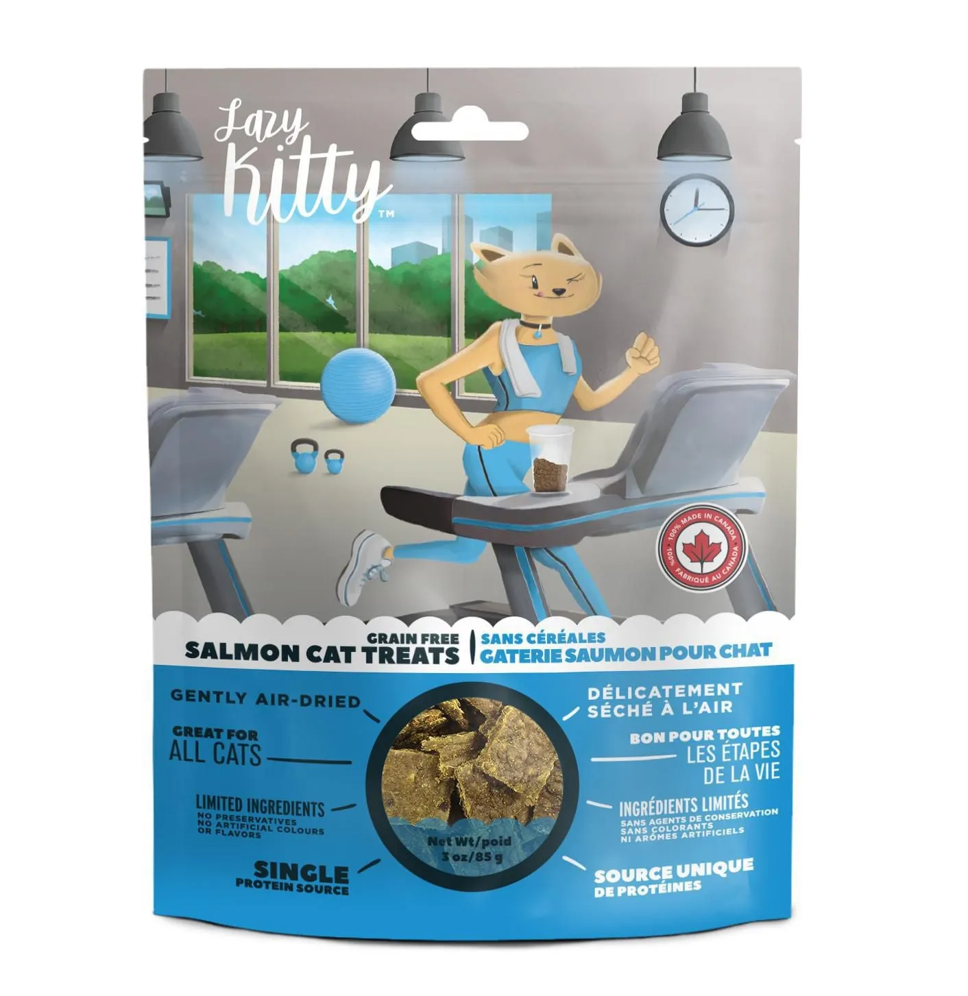 Lazy Kitty Salmon Recipe Air-Dried Grain-Free Cat Treats