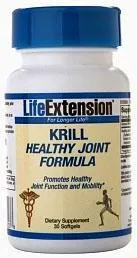 Life Extension Krill Healthy Joint Formula 30 Softgels