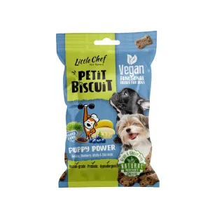 Little Chef Dog Petit Biscuit Treats Puppy Power Grain & Gluten Free 100g