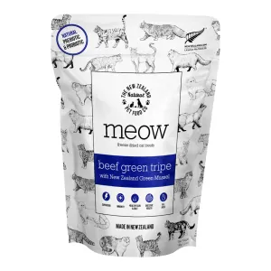 Meow Beef Green Tripe Freeze Dried Treats, 1.4 oz