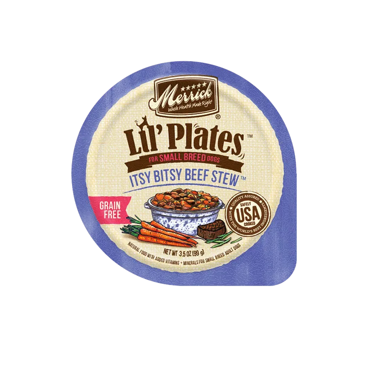 Merrick Lil Plates Grain Free Itsy Bitsy Beef Stew Wet Dog Food