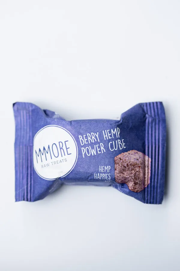 MMMORE Raw Treats - Berry Hemp Power Cube 37g