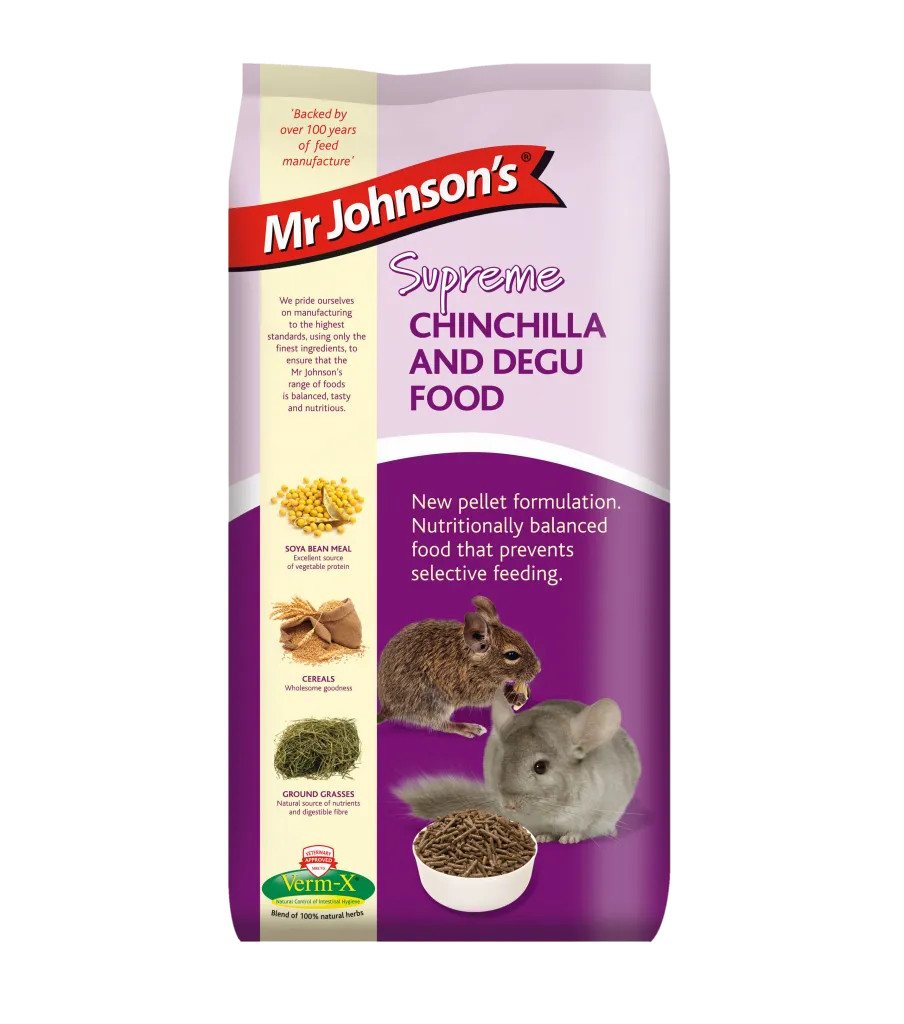 Mr Johnson's | Chinchilla & Degu Muesli Food Mix - 900g