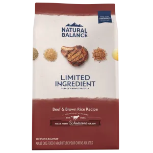 Natural Balance Limited Ingredient Beef & Brown Rice Recipe Dry Dog Food