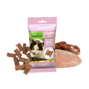 Natures Menu Real Meaty Chicken & Liver 60g Cat Treats