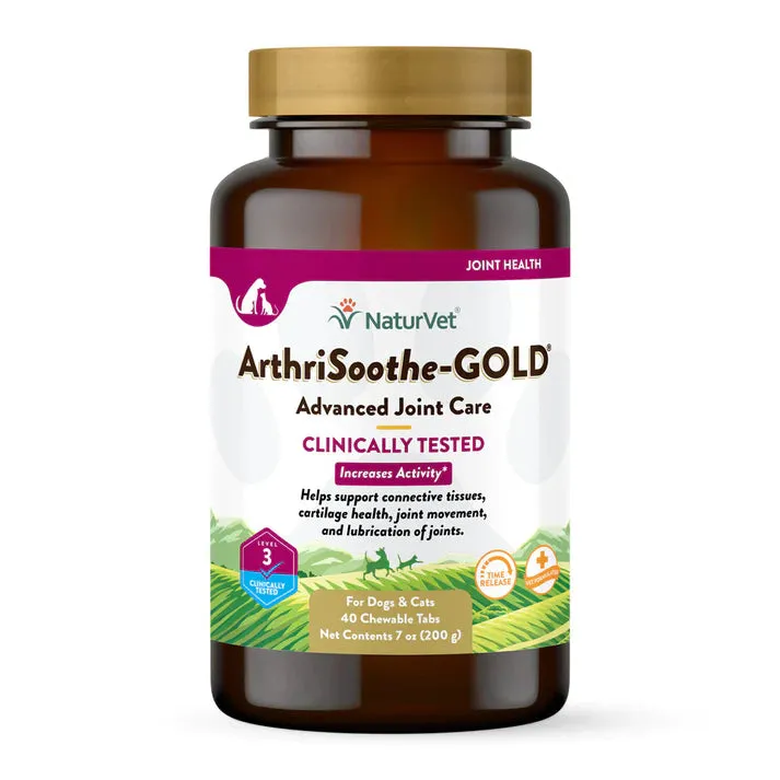 NaturVet ArthriSoothe-GOLD® Advanced Care Chewable Tablets