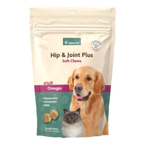 NaturVet Hip & Joint Plus Soft Chews (for dogs and cats)