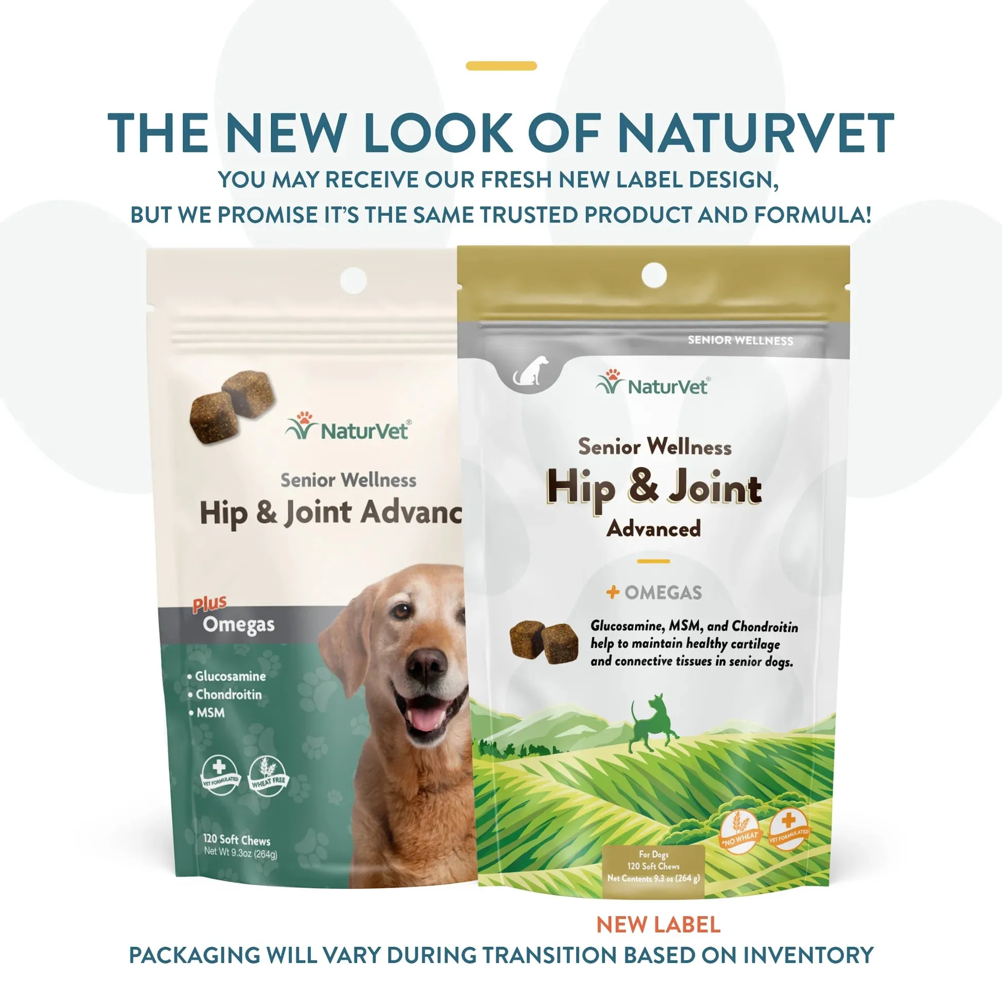 NaturVet Senior Wellness Hip & Joint Advanced Soft Chews