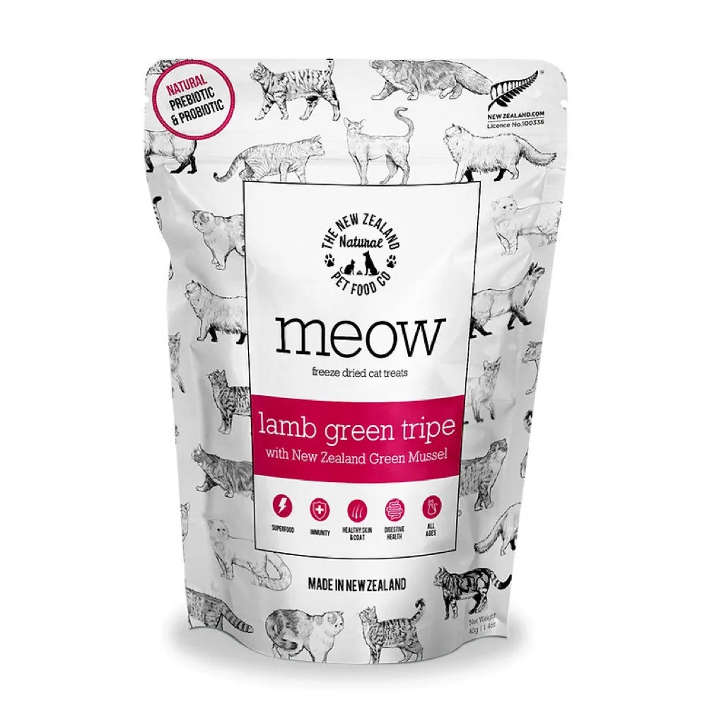 New Zealand Natural Meow Lamb Green Tripe Treat 1.76oz