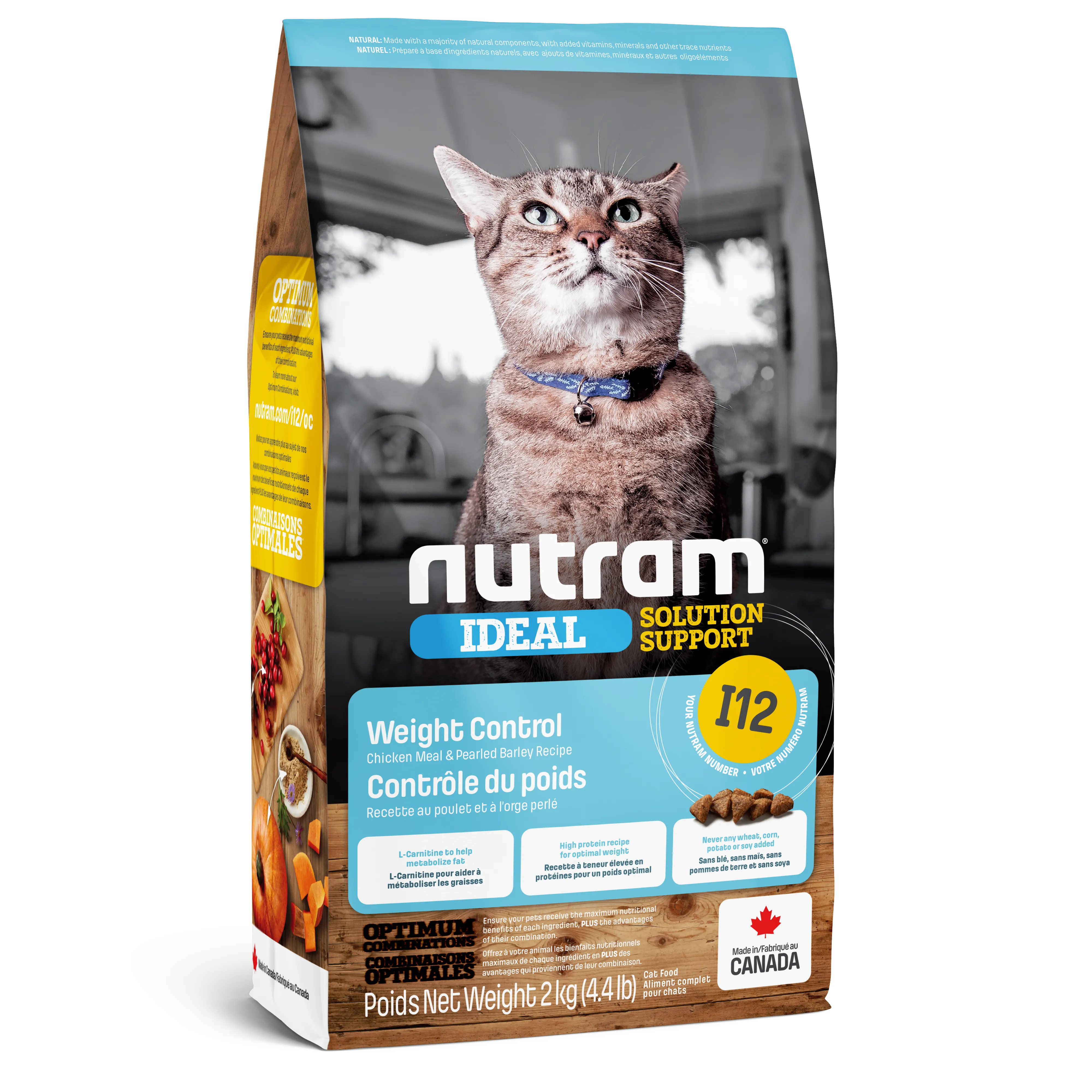 Nutram Cat Ideal Solutions I12 Weight Control Chicken & Barley