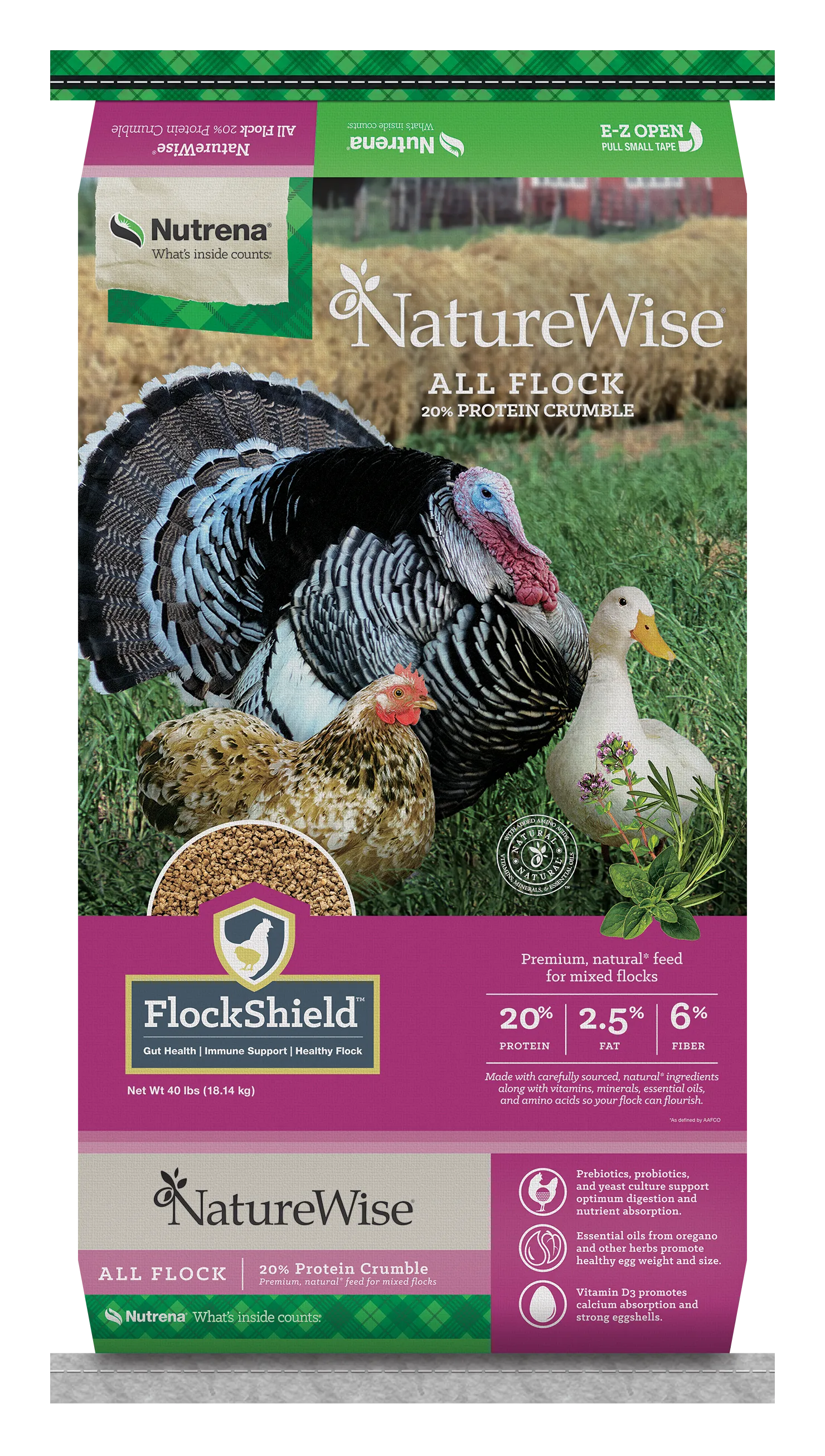 NUTRENA NATUREWISE ALL FLOCK FEED