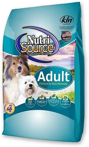 Nutrisource Adult Chicken/Rice K9 5#