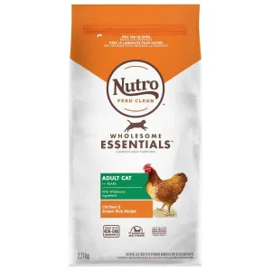 Nutro Wholesome Essentials Chicken & Brown Rice Adult Dry Cat Food, 2.27kg