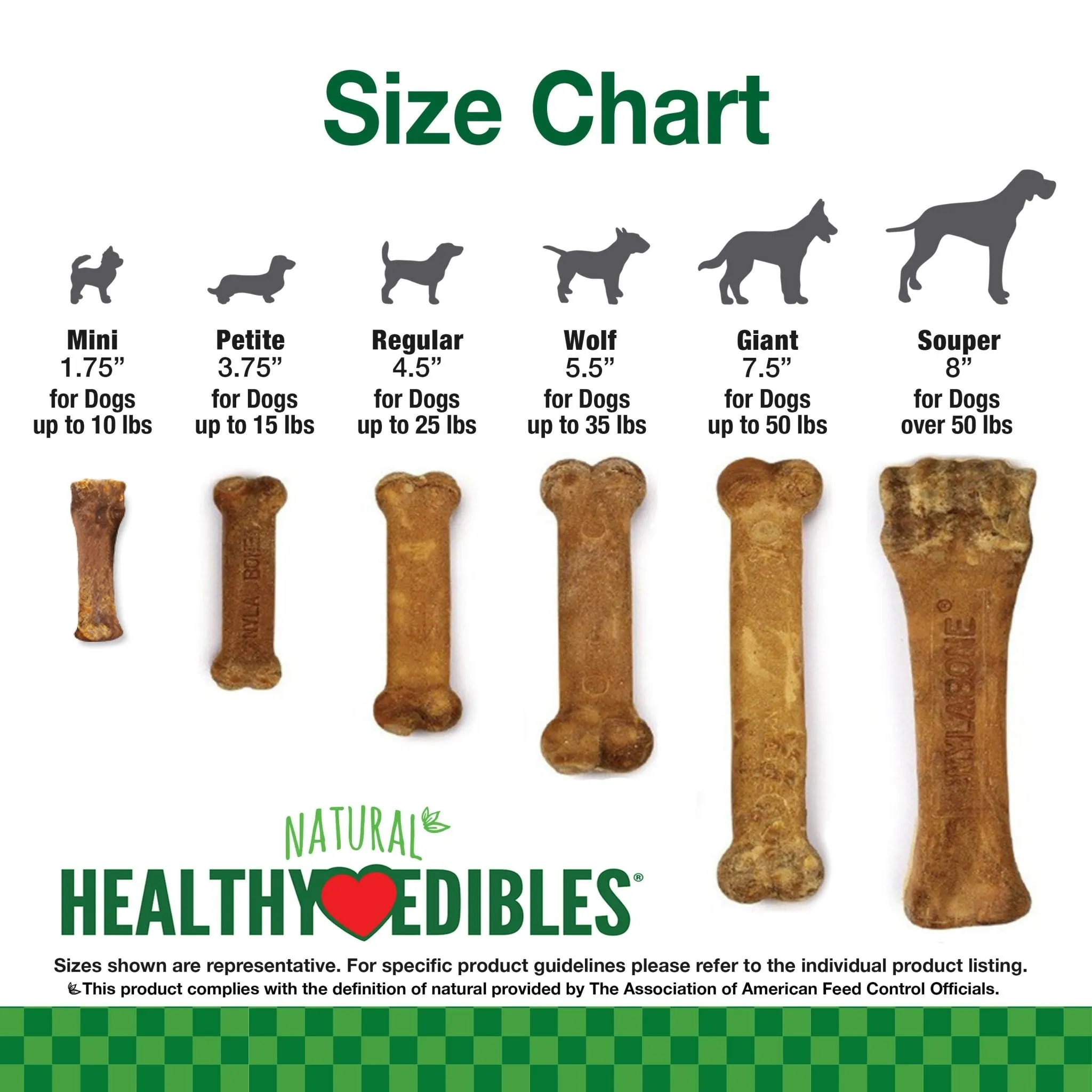 Nylabone Healthy Edibles, Regular (4.5"), 3 pack