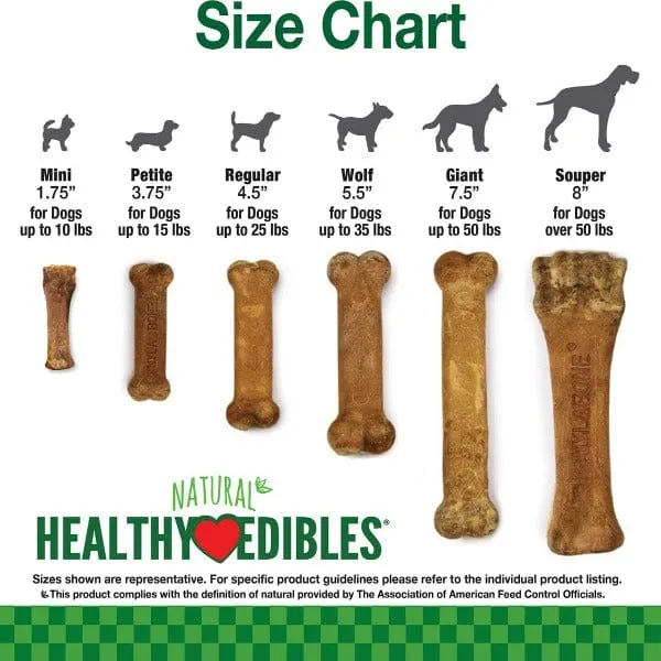 Nylabone Healthy Edibles Roast Beef Flavour Petite Dog Chews