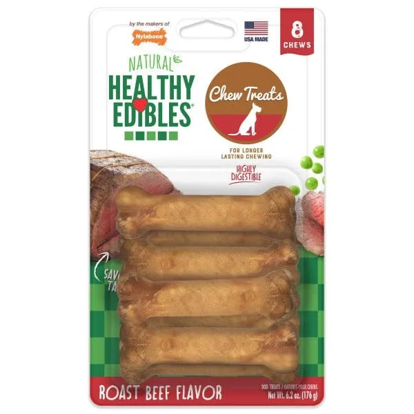 Nylabone Healthy Edibles Roast Beef Flavour Petite Dog Chews