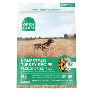 Open Farm Freeze Dried Raw Homestead Turkey Dog Food 22oz