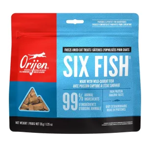 Orijen 6 Fish Freeze-Dried Cat Treats 1.25oz