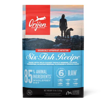 ORIJEN Six Fish Dog Food from Champion Petfoods