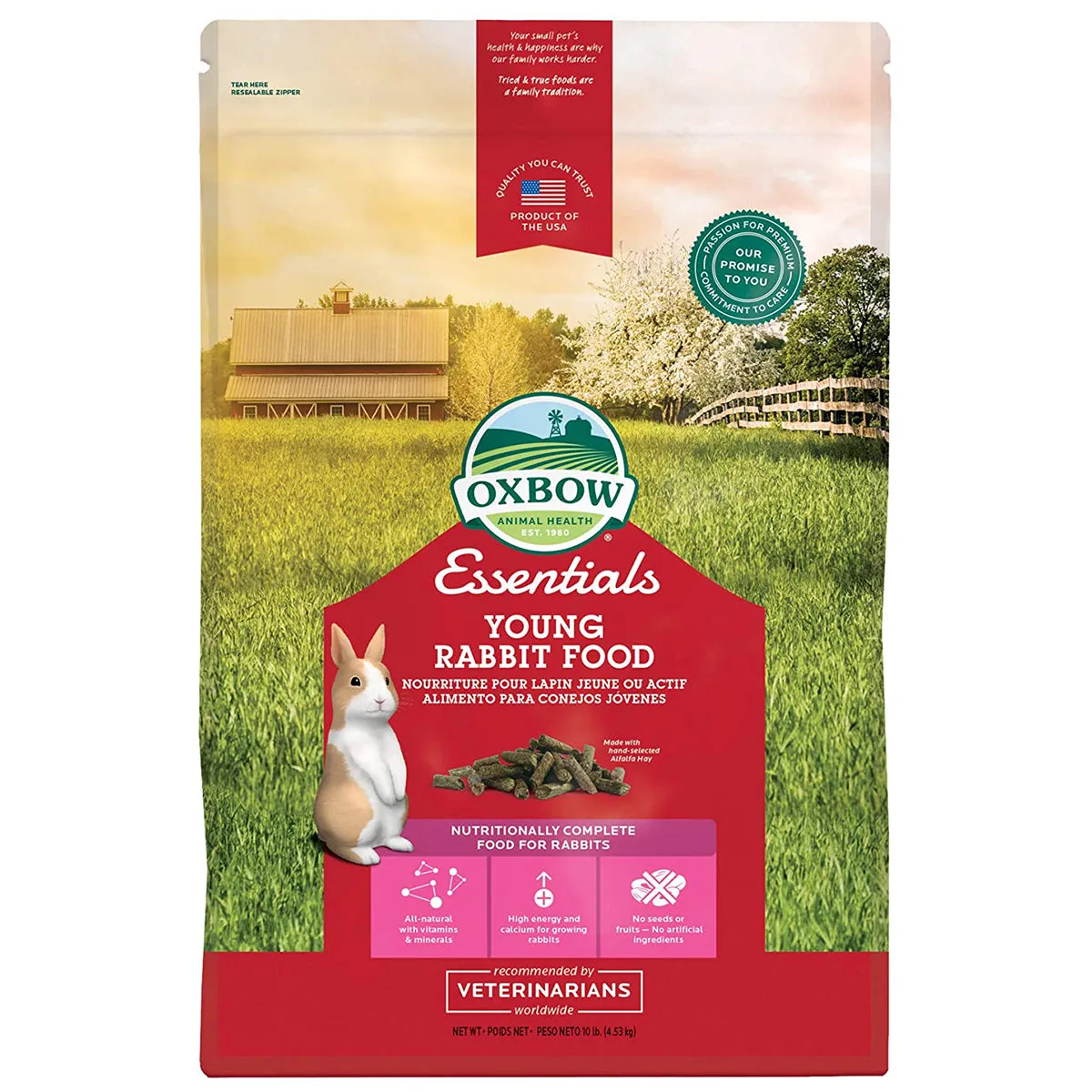 Oxbow Essentials Young Rabbit Food 10lb