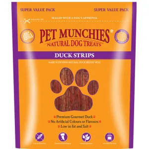 Pet Munchies Dog Treats - Duck Strips 320g