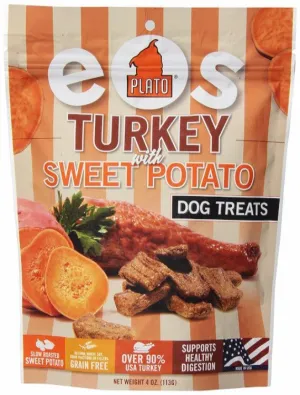 Plato Dog Treats - Turkey W/ Sweet Potato (4 Oz. Variety)