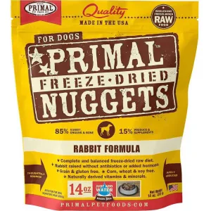 Primal Freeze-Dried Rabbit Formula Grain-Free Dog Food 14oz