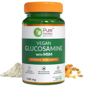 Pure Nutrition Vegan Glucosamine l Joint Support Supplement - 60 Tablets