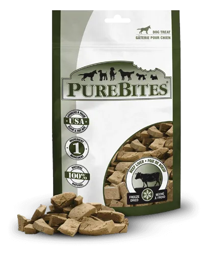 PureBites Freeze Dried Beef Liver Dog Treats