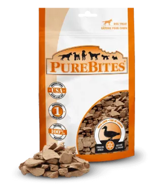 PureBites Freeze Dried Duck Dog Treats