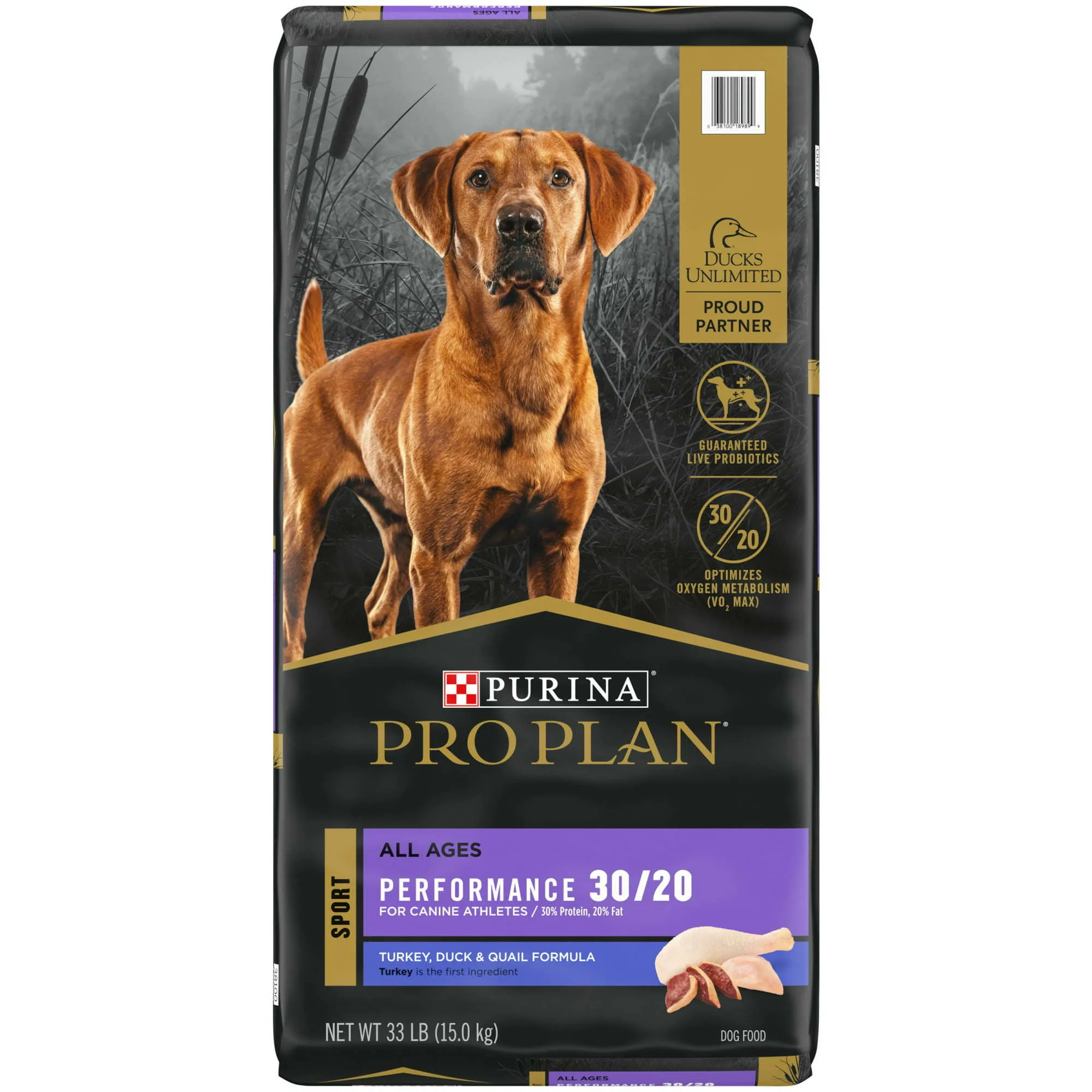 Purina Pro Plan Performance 30/20 Dry Dog Food, 33 lb Bag