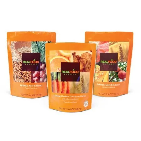 Real Food Blends Tube-Fed Meals Variety Pack, Case of 12 Meals