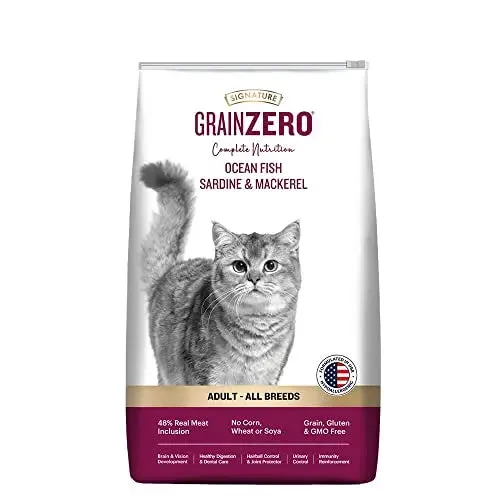 Signature Grain Zero Adult Cat Food - 7 kg - Ocean Fish Sardine & Mackerel