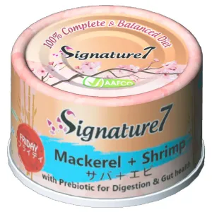 Signature7 Friday Mackerel & Shrimp Cat Canned Food 70g