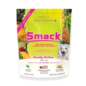 Smack Prairie Chunky Chicken Raw Dehydrated Dog Food