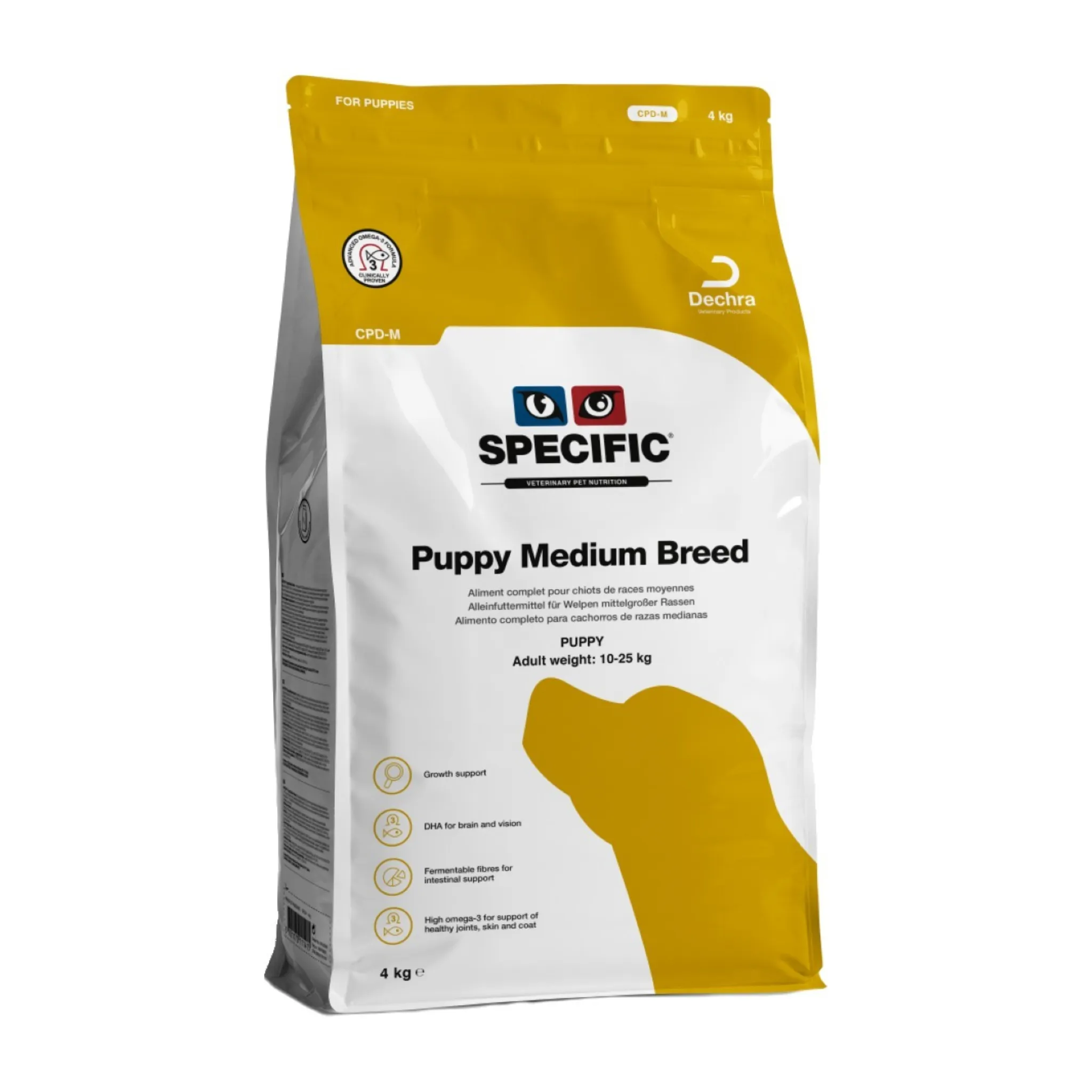 Specific CPD-M | Puppy Medium Breed Dry Dog Food PLUS Omega-3