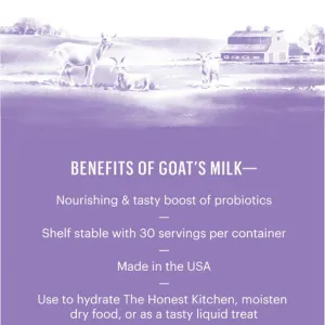 The Honest Kitchen Daily Boosters Instant Goat's Milk for Dogs, .16 oz