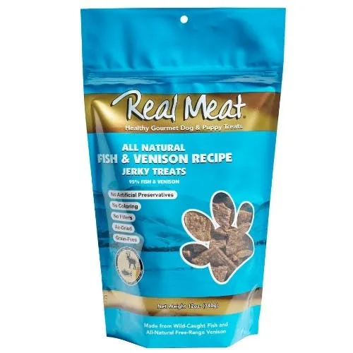 The Real Meat Company Fish & Venison Jerky Dog Treats