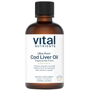 Ultra Pure Cod Liver Oil 200 mL by Vital Nutrients